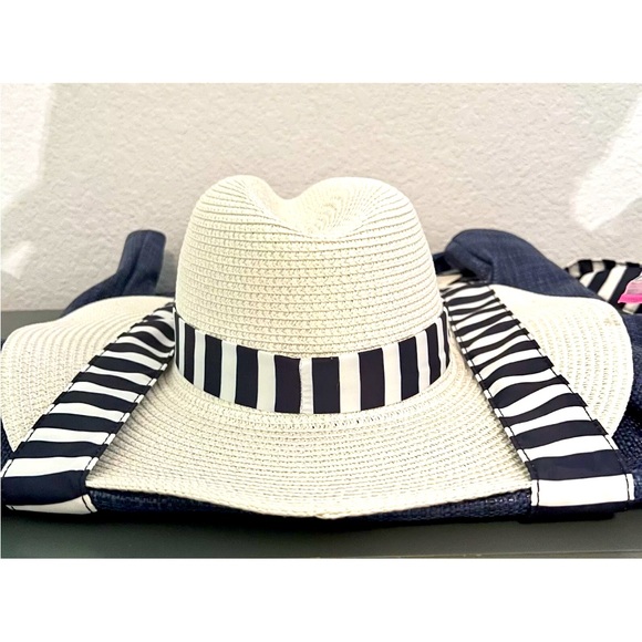 Hat Carrying Tote Bag Large Beach Towel Travel Tote Built in Straps / Hat Carry - Picture 6 of 10